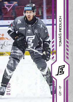 Tomas Redlich Karlovy Vary Tipsport ELH 2024/25 SportZoo 2. serie Purple Iceberg /60 #338